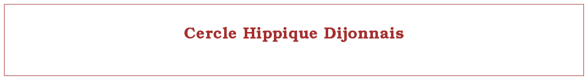 Cercle Hippique Dijonnais